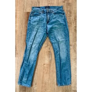 Lucky Brand 121 Heritage Slim Jeans Light Wash Denim Women's W33 L32